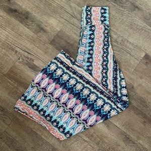 Concept Collection multi-colored pallazzo pants. Size S/M